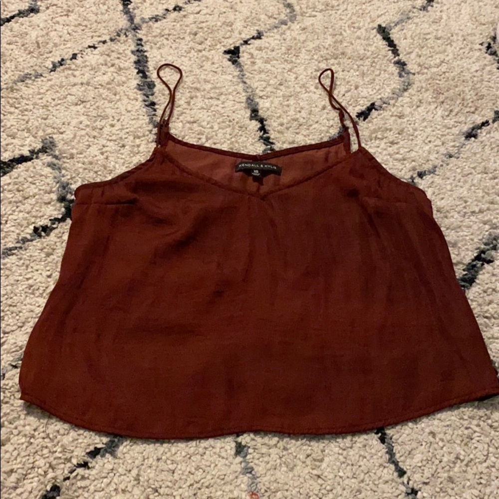 Burgundy Tank Top